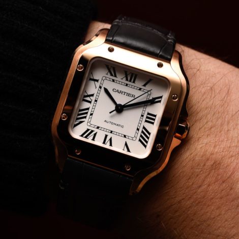 cartier santos 2018 gold